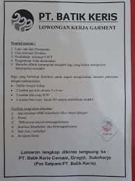 We did not find results for: Lowongan Kerja Garment Cilacap Lokerkarta Com
