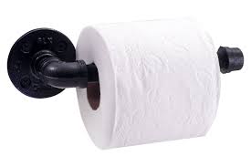 Maybe you would like to learn more about one of these? Rustic Industrial Pipe Toilet Paper Holder By Pipe Decor Heavy Duty Diy Style Wall Mounted Kit Modern Chic Electroplated Black Iron Finish Commercial Grade Metal Slide Tp Roller Oil Rust