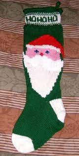 I made this christmas ornament stocking for my kids with their names on the stocking respectively. Santa Face Christmas Stocking Pattern By Ann Norling Knitted Christmas Stockings Stocking Pattern Christmas Knitting