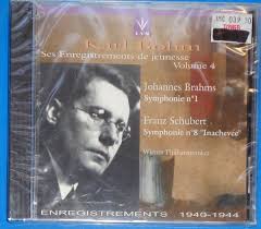 Karl Bohm/VPO BRAHMS Symphony No.1 SCHUBERT Unfished (1940/44)