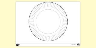 Print your custom name coloring pages ! Free Paper Plate Colouring Sheet Colouring Pages