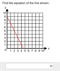 To find a solution, simply let x have any value you please. Straight Line Graphs Find The Equation Of The Lines Shown Brainly Com