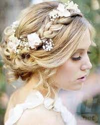 Classic And Beautiful Vintage Wedding Hairstyles Braided Wedding Hairstyles With Flowers H Braided Hairstyles For Wedding Wedding Upstyles Flowers In Hair