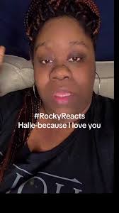 @halle did her big one for her new video #BecauseILoveYou #HalleBailey  #RokcieMarvelous #RokcieReview #RokcieReact #chloexhalle