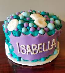 Mermaid Theme Birthday Cake Adrienne Co Bakery Toddler Birthday Cakes Pig Birthday Cakes Cake Designs Birthday