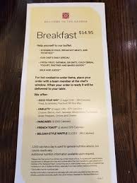 Check spelling or type a new query. Breakfast Menu Free With Package Picture Of Hilton Garden Inn Baltimore Inner Harbor Tripadvisor