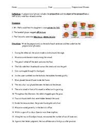We did not find results for: Prepositional Phrases Worksheet Test Or Homework With Detailed Answer Key
