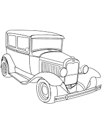 This old vintage classic is another drool worthy muscle car that your boy is going to be absolutely spellbound by! Old Car Coloring Picture To Download