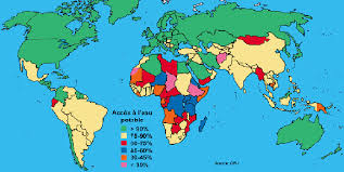 L'accès à l'eau potable dans le monde. Epingle Sur Change