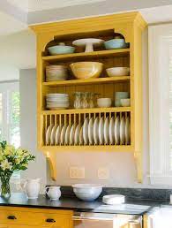 You should put everyday dishes, like plates and bowls, on a lower shelf so they're more accessible. Pin By Mawar Sinar On Kitchen Kitchen Plans Kitchen Remodel Kitchen Design