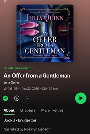 omg??? had no idea there were audiobooks on Spotify : rBridgertonNetflix