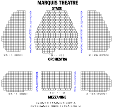 Marquis Theatre Seating Chart Broadway Playbill Com