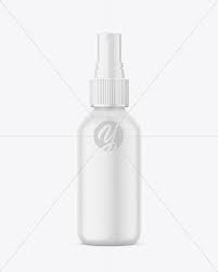 Green Spray Bottle With Transparent Sap Mockup In Bottle Mockups On Yellow Images Object Mockups