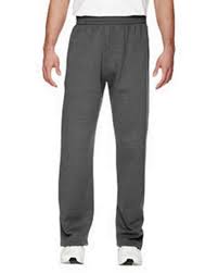 Fruit Of The Loom Sf74r Sofspun Open Bottom Pocket Sweatpants