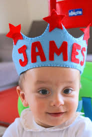 Handmade Birthday Crown For Boy Personalized Handmade Felt Crown Prince Birthday By Bebeboulevard Felt Crown Birthday Crown Handmade Felt