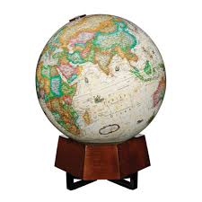 Replogle Frank Lloyd Wright Beth Sholom Illuminated 12 In Desk Globe 85376 Desk Globe Frank Lloyd Wright Globe