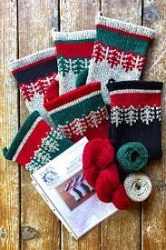 Crafty kit company knit your own unicorn kit. Ragg Wool Christmas Stocking Kits And Pattern Annie S Woolens Christmas Stockingsannie S Woolens Christmas Stockings