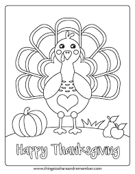 The spruce / miguel co these thanksgiving coloring pages can be printed off in minutes, making them a quick activ. I Am Thankful Turkey Thanksgiving Printable Page Share Remember Celebrating Child Home