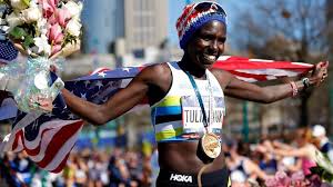 Kipchoge, only the third person to win successive olympic marathons, finished in two hours eight minutes 38. Aliphine Tuliamuk Olympic Marathon Trials Winner Is Pregnant