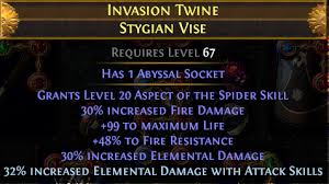 Mulefactory is a reliable poe currency website that offers cheap exalted orbs, chaos orbs, poe items, etc. Just Crafted A Op Stygian Vice Belt Aspect Of The Spider Pathofexile
