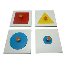 This puzzle set consists of individual shapes placed on wooden boards. Montessori Single Shape Puzzles Toys Games Baby Toddler Toys Agtcorp Com