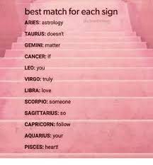 Possible signs and symptoms include a lump, abnormal bleeding, prolonged cough, unexplained weight loss. Scorpio Best Match For Love