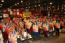 One Of Three Pinots Palette Events That Weekend Pinots Palette Tri Delta Tri