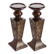 Decorative Polyresin Ceramic Candlestick Candle Holders Candle Holder Set Candlesticks