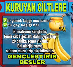Instagram Da Tulay Dan Inciler Dogal Bakim Kuruyan Ciltlere 2 Malzemelik Cozum Bu Tarifi Denemesini Istediginiz Arkadasl Honey Banana Honey Pot Banana