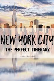 New York City The Perfect Itinerary New York Travel New York City Vacation Perfect Itinerary