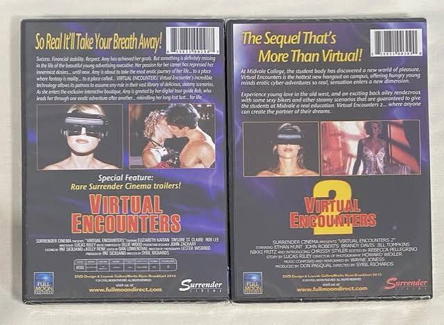 VIRTUAL ENCOUNTERS 1 & 2 DVD NEW Surrender Cinema Elizabeth Kaitan Brandy  Davis EUR 31,32 - PicClick ES