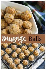 Sausage Balls Without Bisquick Butter Baggage Recipe Sausage Balls Recipes Savory Snack Recipes
