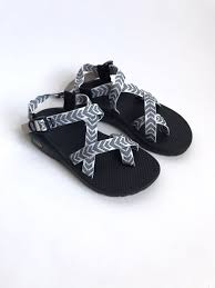 Black And White Chacos Chaco Z 2 Classic Sandals Trine Black And White New With Original Bag Bag Was Opened Tried On Inside Size 9 Regular Classic Sandal Sandals Chacos