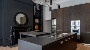 A slimline design of kitchen island is a good solution for your small kitchen. Contemporary Interior Kitchen Design With Banquette Rwd