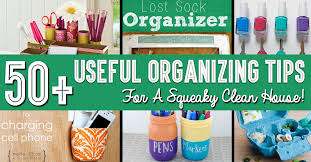 Plus it uses only 4 power tools! 50 Useful Organizing Tips For A Squeaky Clean House Cute Diy Projects