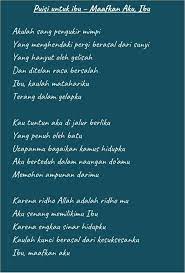 Puisi Ibu Puisi Ibu Ungkapan
