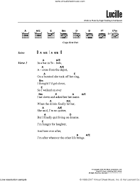 The chords provided are my interpretation and their accuracy is not guaranteed. Rogers Lucille Sheet Music For Guitar Chords Pdf