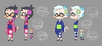 3 ɗ G O ɖ On Twitter Starting A New Animation Short Here S The Character Model Sheet Wip Splatoon2 Character Model Sheet Splatoon Splatoon Comics