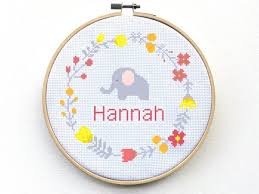 Cross stitch gifts for baby and nursery. Baby Name Cross Stitch Pattern Customized Gifts Baby Girl Etsy In 2021 Elephant Cross Stitch Nursery Cross Stitch Cross Stitch Patterns