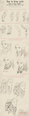 Drawing curly locks of hair the fringe and bangs are all used to help frame the face as well. Curly Hair Drawing Reference Guide Drawing Re