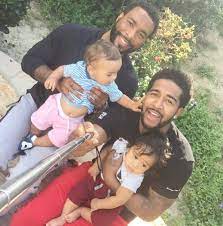 I Don T Know His Name But I Do Know He Is Actor Omari Hardwick Brother The Other Guy Is Singer Omarion Fathers Love Cute Family Daddy Time