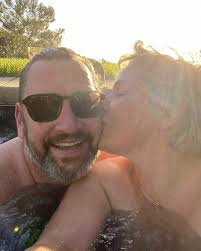 4 year ago today (Valentine's Day) Ross and I moved into our Malibu home  and got into our jacuzzi for our first time. First sunset in our new place.  It was there,