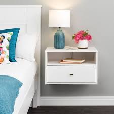 Today's project is our third floating installment (we already made floating boxes and a floating bookshelf). Floating Nightstand With Drawer Target
