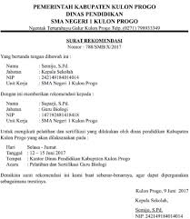 Merupakan organisasi yang berada di bawah naungan sebuah sekolah. 11 Contoh Surat Rekomendasi Yang Lengkap Dan Terbaru