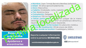 Te informamos que la familia de Juan Tomás Barrera Benitez, ha sido  #Localizada gracias a tu colaboración.