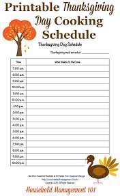 Put the potatoes on to cook. Free Printable Thanksgiving Day Schedule Cooking Countdown