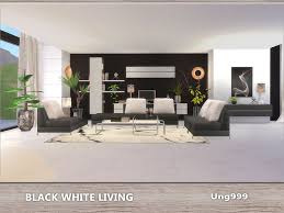 13 Items Come With This Modern Living Room Set They Are Found In Tsr Category 39 White Living Room Set Sims 4 Cc Furniture Living Rooms Black Living Room