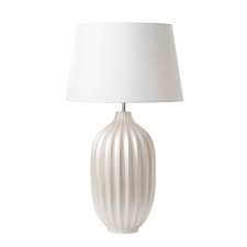 But if you want to go out on an extra limb then opt for extra large lamp shades for table lamps. Dar Lighting Ane4357 Anelle Single Light Large Ceramic Table Lamp Base Only In White Finish Castlegate Lights