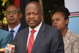 Health cs mutahi kagwe (right) and his interior counterpart fred matiang'i. Cs Kagwe S Midnight Texts Kept Us Awake Mwangangi On Job Pressure Kenyans Co Ke