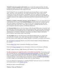The open with dialog box. Wizip Guide Zip File Format File Format